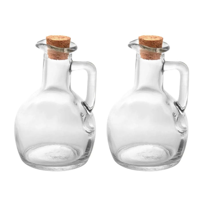 Kit 2 Galheteiros com Tampa de Cortiça 180 ml - Verona Decor - VERONA DECOR