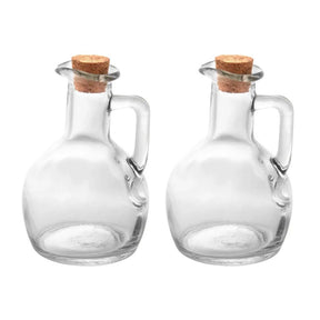Kit 2 Galheteiros com Tampa de Cortiça 180 ml - Verona Decor - VERONA DECOR