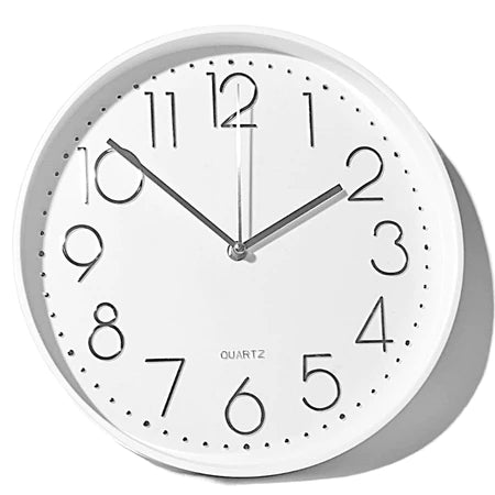 Relógio de Parede Moderno Branco - Verona Decor