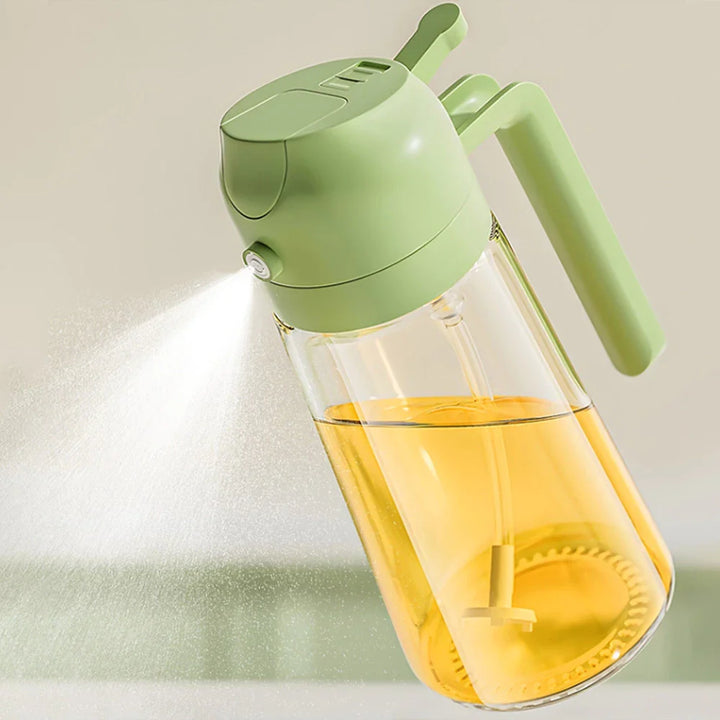 Spray Borrifador para Azeite e Óleo Antirrespingo - Porta Azeite de Vidro 470ml - Verona Decor - VERONA DECOR