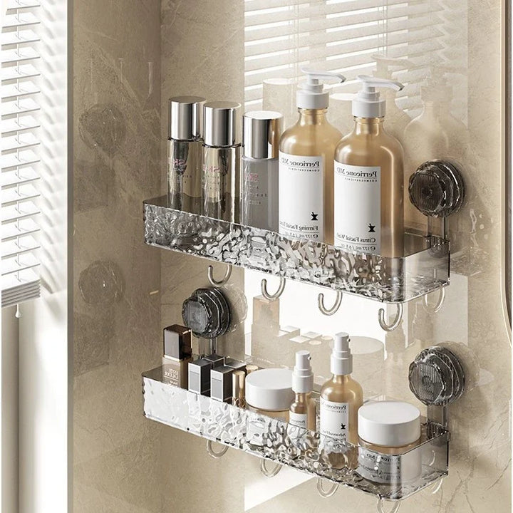 Suporte De Shampoo Prateleiras De Banheiro Sem Furo Acrilico - Verona Decor - VERONA DECOR