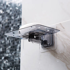 Suporte Porta Sabonete Vazado Transparente Parede Banheiro - VERONA DECOR