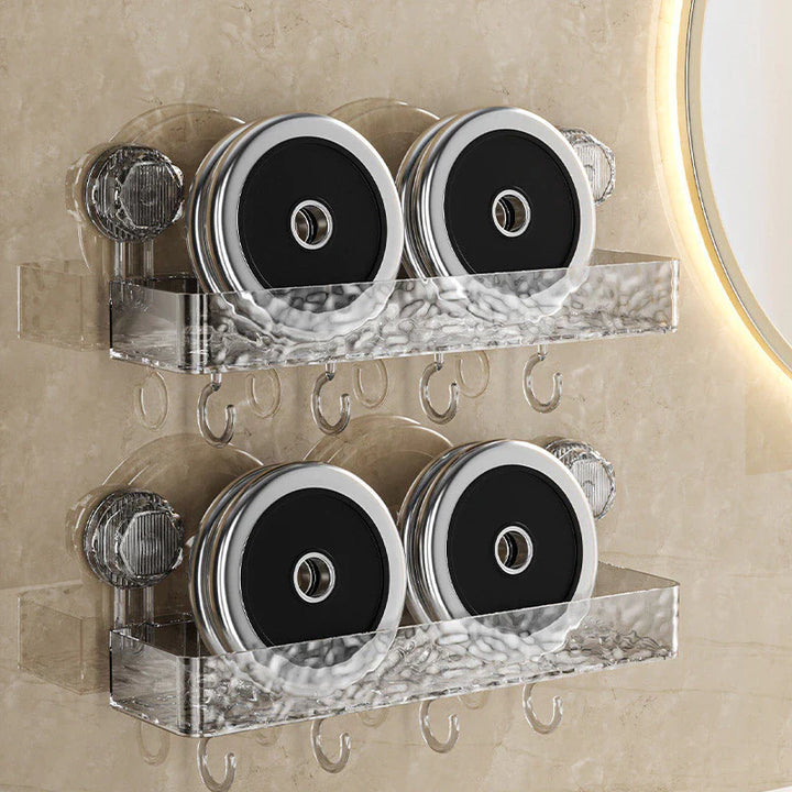 Suporte De Shampoo Prateleiras De Banheiro Sem Furo Acrilico - Verona Decor - VERONA DECOR