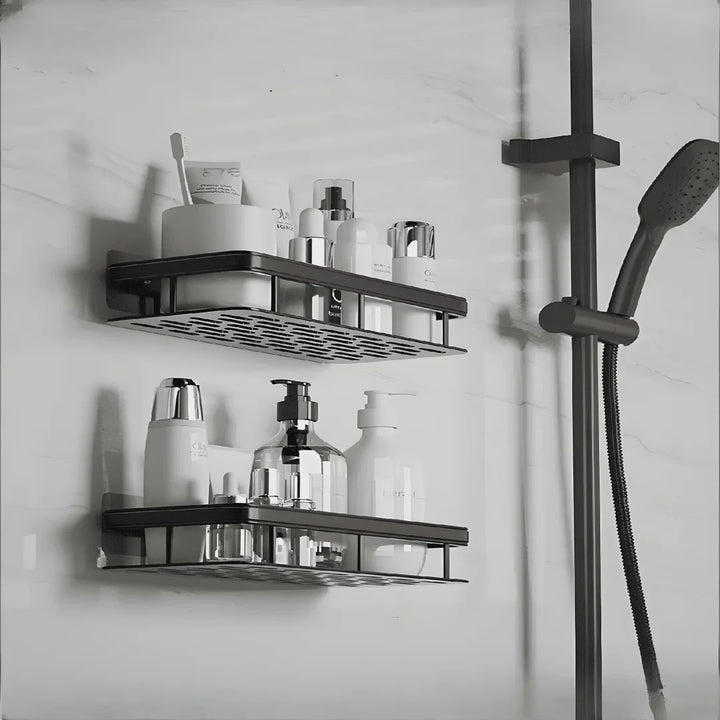 Kit 2 Prateleiras Para Banheiro Porta Shampoo - Verona Decor - VERONA DECOR