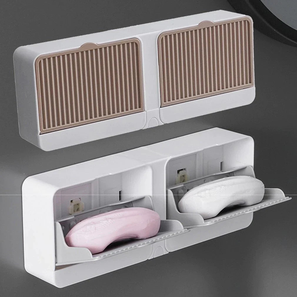 Saboneteira Suporte para Parede com Fixação Adesiva – Porta Sabonete Prático e Sem Perfuração - Verona Decor - VERONA DECOR