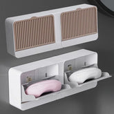 Saboneteira Suporte para Parede com Fixação Adesiva – Porta Sabonete Prático e Sem Perfuração - Verona Decor - VERONA DECOR