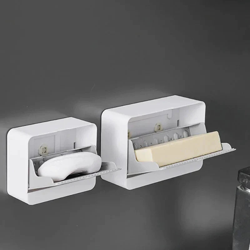 Saboneteira Suporte para Parede com Fixação Adesiva – Porta Sabonete Prático e Sem Perfuração - Verona Decor - VERONA DECOR