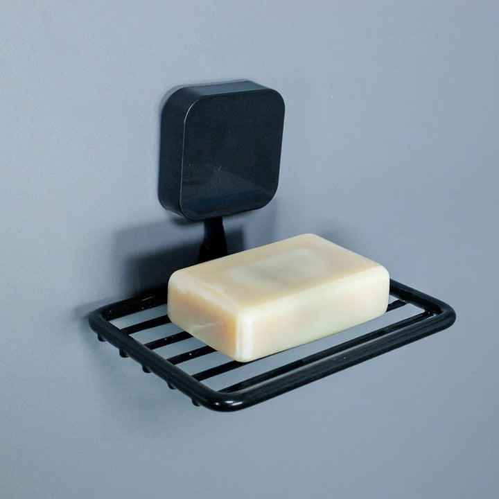 Porta Sabonete Saboneteira Sabão De Aço Com Adesivo Para Fixação Para Parede - VERONA DECOR