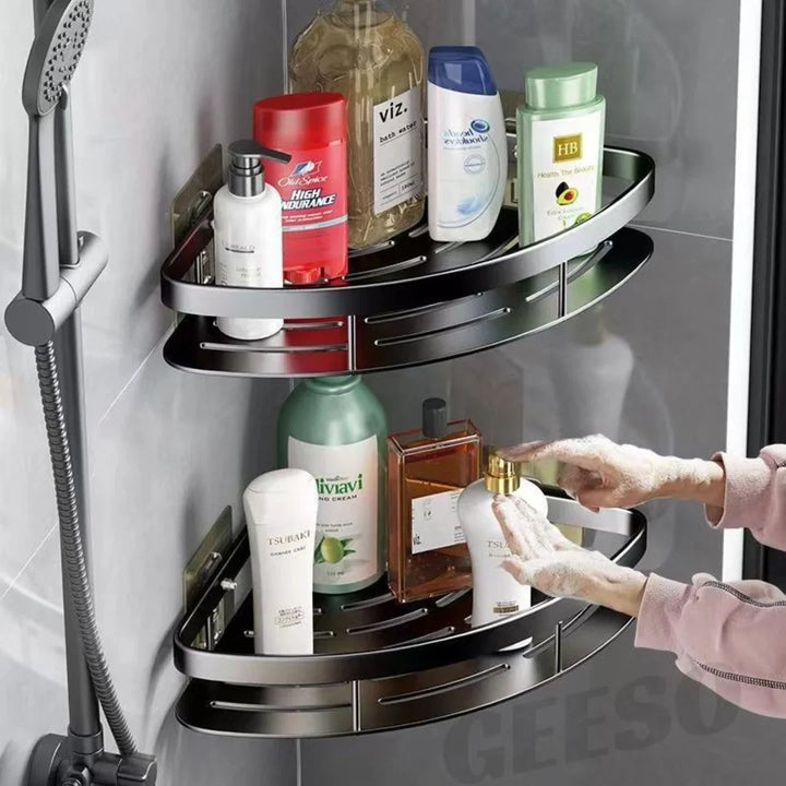 Prateleira de Banheiro Triangular De Canto Porta Shampoo - Verona Decor - VERONA DECOR