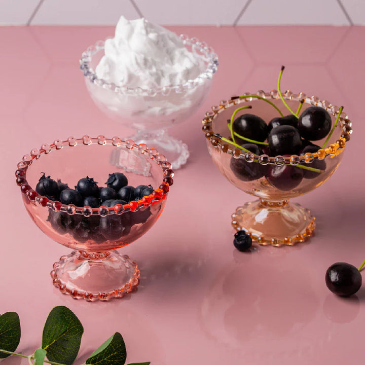 Jogo 6 Taças Cumbuca de Sobremesa em Cristal Pearl – Wolff - Verona Decor - VERONA DECOR