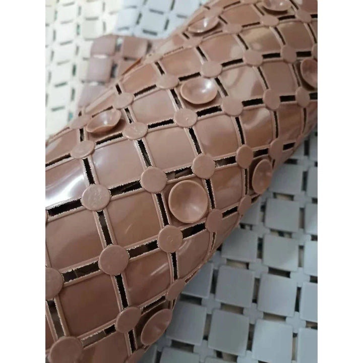 Tapete de Box Antiderrapante – Com Ventosa e Estilo Geométrico - Verona Decor - VERONA DECOR