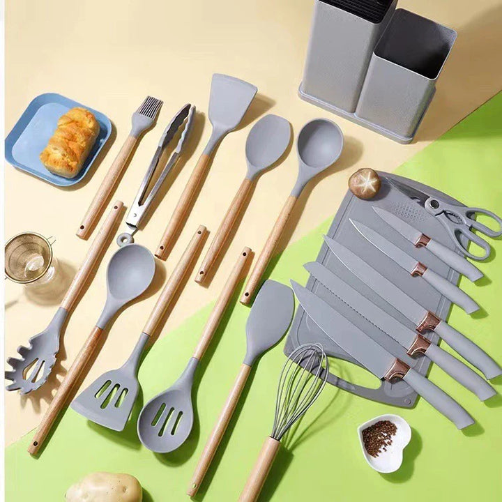 Kit de Cozinha 19 Peças de Silicone Premium - Verona Decor - VERONA DECOR