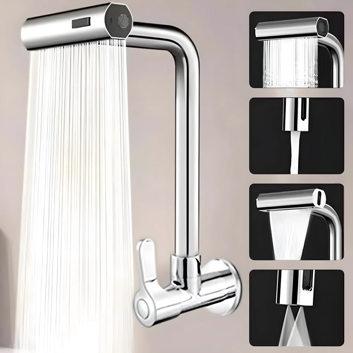 Torneira De Cozinha Cascata 360° Com 3 Funções - VERONA DECOR