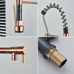 Torneira Cozinha Gourmet Monocomando Com Spray Extensor - VERONA DECOR