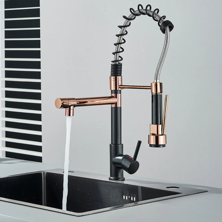 Torneira Cozinha Gourmet Monocomando Com Spray Extensor - VERONA DECOR