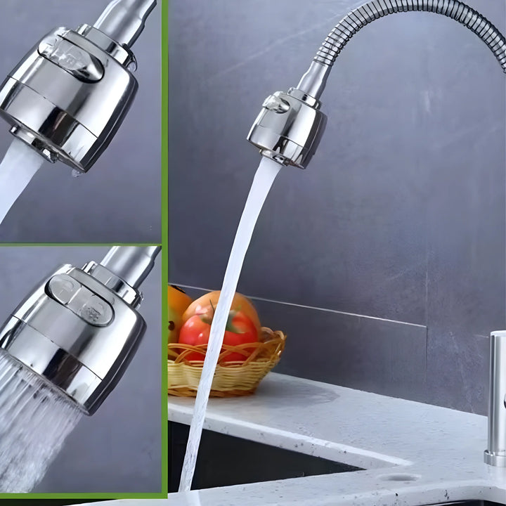 Torneira De Cozinha Gourmet Inox Com Chuveiro - VERONA DECOR