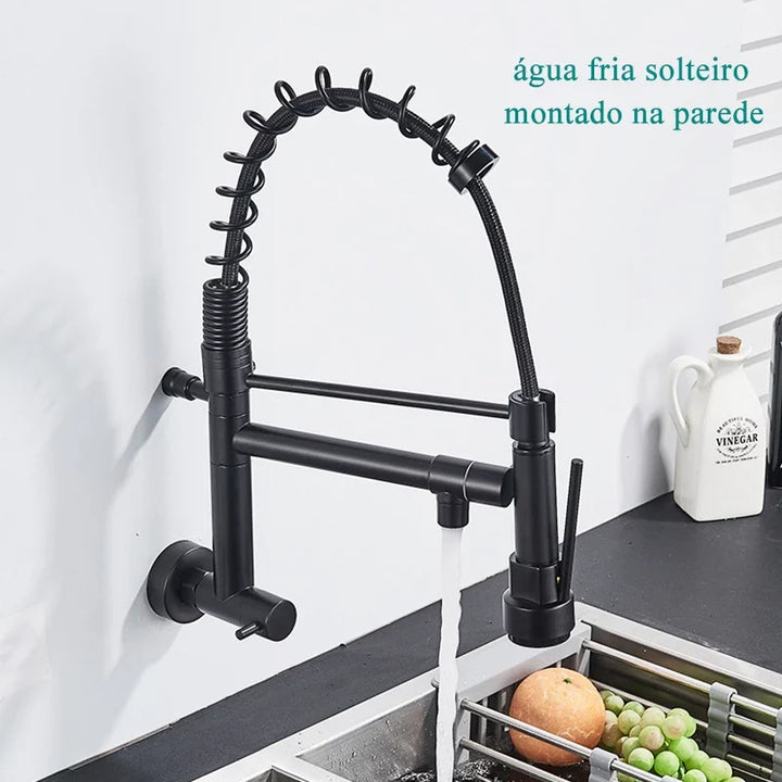 Torneira Cozinha Gourmet Montada na Parede - Verona Decor - VERONA DECOR