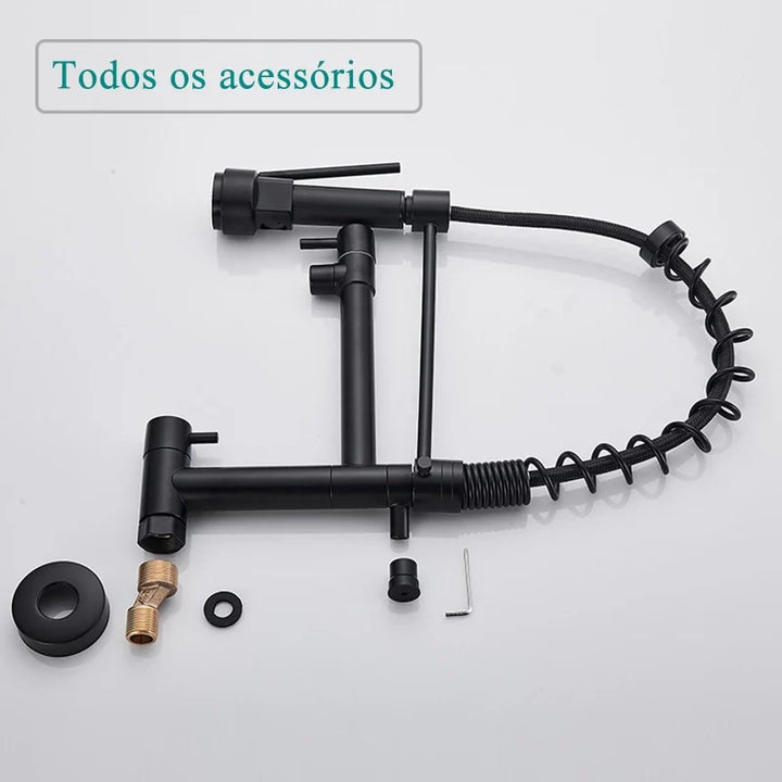 Torneira Cozinha Gourmet Montada na Parede - Verona Decor - VERONA DECOR