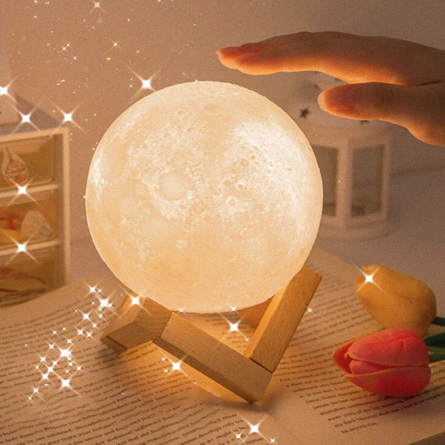 Luminária Lua 3D MoonGlow - Verona Decor - VERONA DECOR
