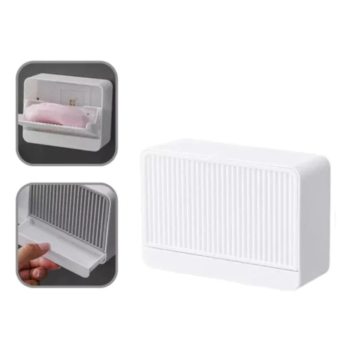 Saboneteira Suporte para Parede com Fixação Adesiva – Porta Sabonete Prático e Sem Perfuração - Verona Decor - VERONA DECOR