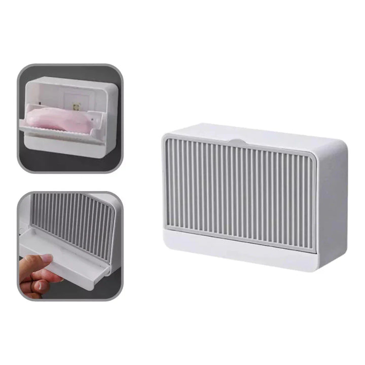 Saboneteira Suporte para Parede com Fixação Adesiva – Porta Sabonete Prático e Sem Perfuração - Verona Decor - VERONA DECOR